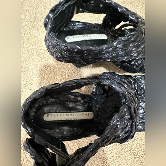 Stella McCartney Designer Raffia Thong Sandal - Picture 5 of 6